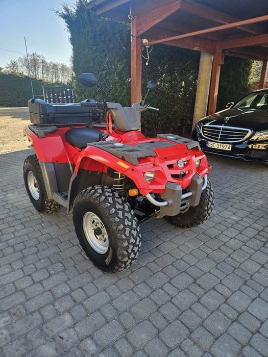 Can-am 400 outlander Bombardier quad, zarejestrowany