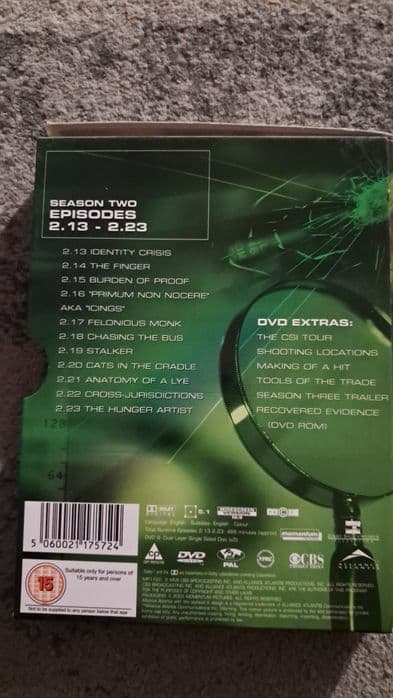 Serial CSI Las Vegas seson 2 DVD