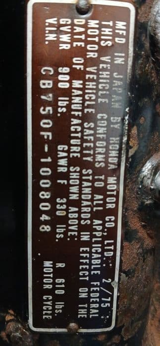 Honda CB750K Four K0 Super Sport 1975.