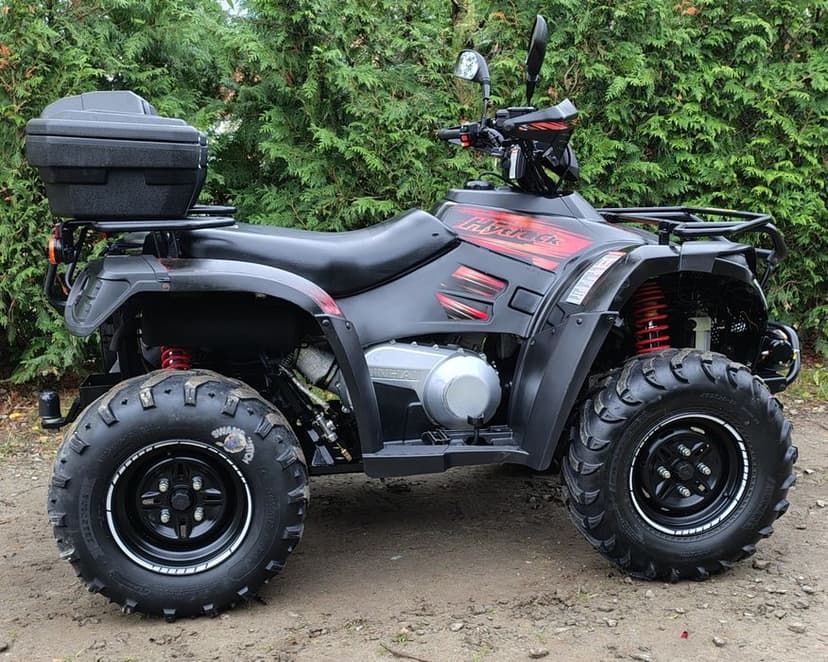 Linhai hytrack 510 4x4 homologacja  pług super stan!#Kymco cf Moto 500