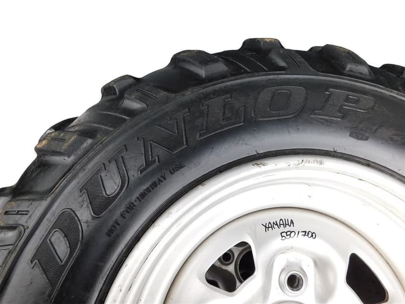 KOŁA KOMPLET 4 SZTUKI DUNLOP KT425 25X10-12 25X8-12 YAMAHA GRIZZLY 550 700