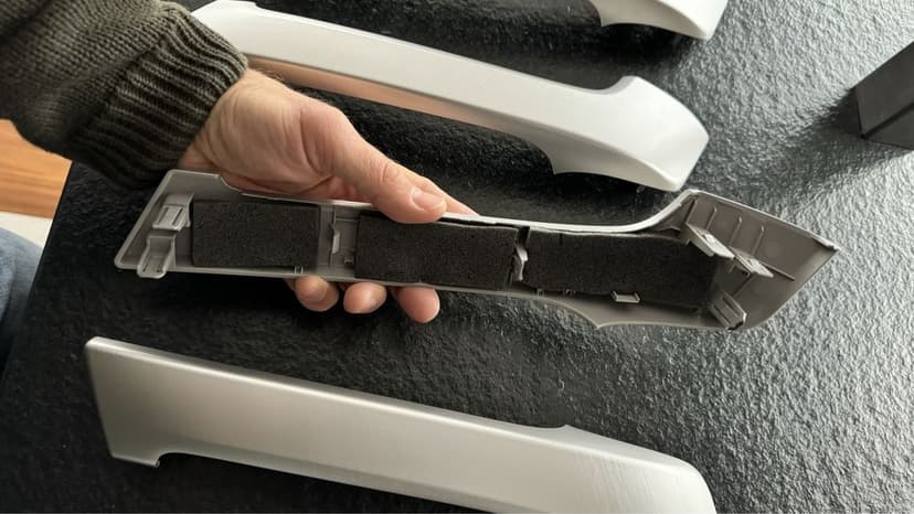 Dekory / Maskownice uchwytow drzwi Toyota Land cruiser 150