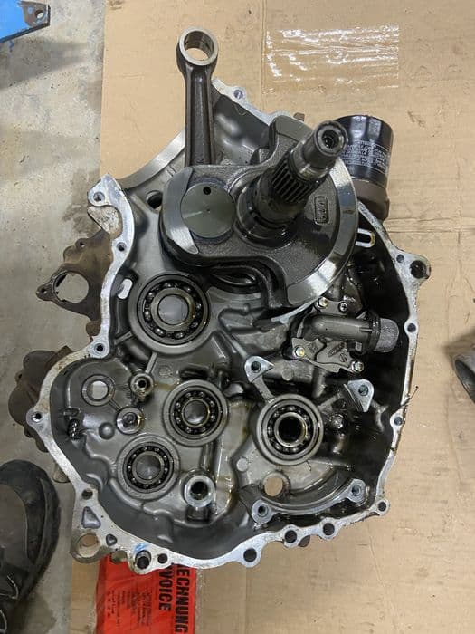 Kartery blok silnika Yamaha grizzly 550/700 wał korbowy korba tłok