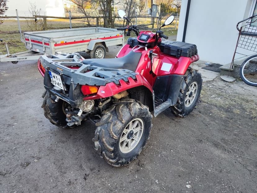 Quad Polaris Sportsman Forest 850 4x4 hak wyciągarka wspomaganie
