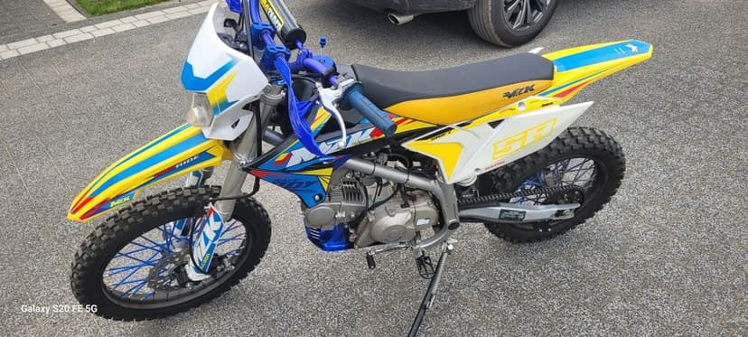 Motocykl cross MZK 125 dla dziecka e-starter b.db. stan tylko 21 mth