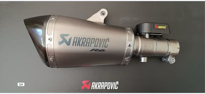 Akrapovic Yamaha R6 RJ15 + decat Dominator, Oryginał!