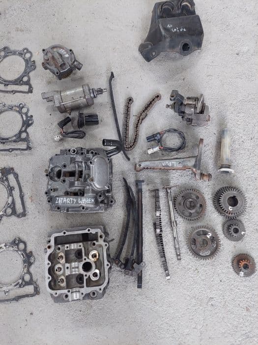 Yamaha raptor 660 głowica skrzynia pompa gałka amortyzatory zacisk pia