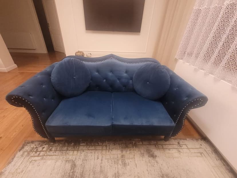 Zestaw kanap w stylu glamour - 2 sztuki