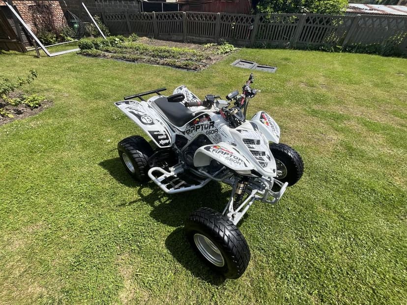 Yamaha Raptor 660R homologacja gotowy do jazdy quad