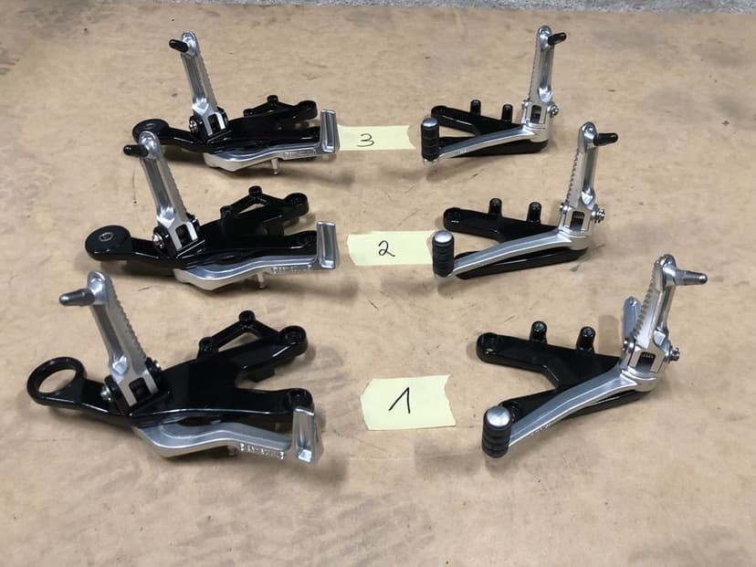 Bmw s1000rr Sety Przód Kierowcy Set Lewy Prawy Podnóżek Dzwignia