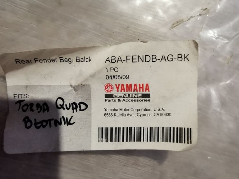 Yamaha grizzly torba sakwa bagażnik oryginał