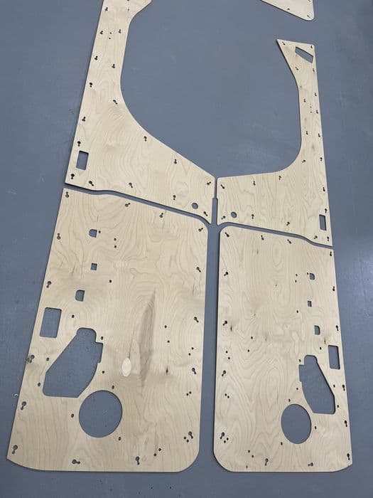 Boczki Nissan Patrol Y60 krótki short 3D 3 drzwi, wnętrze, tapicerka