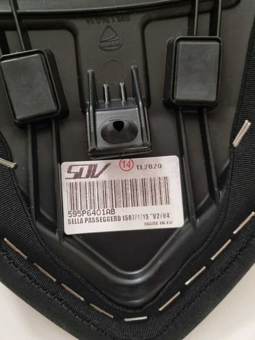 Ducati Panigale 1299 Streetfighter V4 Siedzenie zadupek pasażera