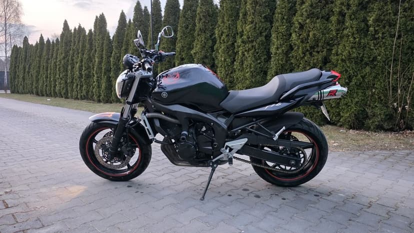 Yamaha FZ6-N 2005r Black Edition, Dominator GP1 + DBkiller medium