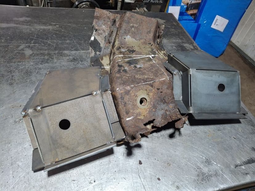 Reperaturki mocowania karoserii Nissan patrol gr y61 reperaturka