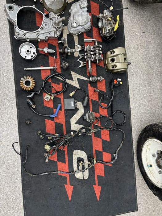 Dawca Części HONDA TRX450R  2005r. Głowica Silnik Skrzynia Stator Magneto Dekiel Moduł Cewka Instalacja