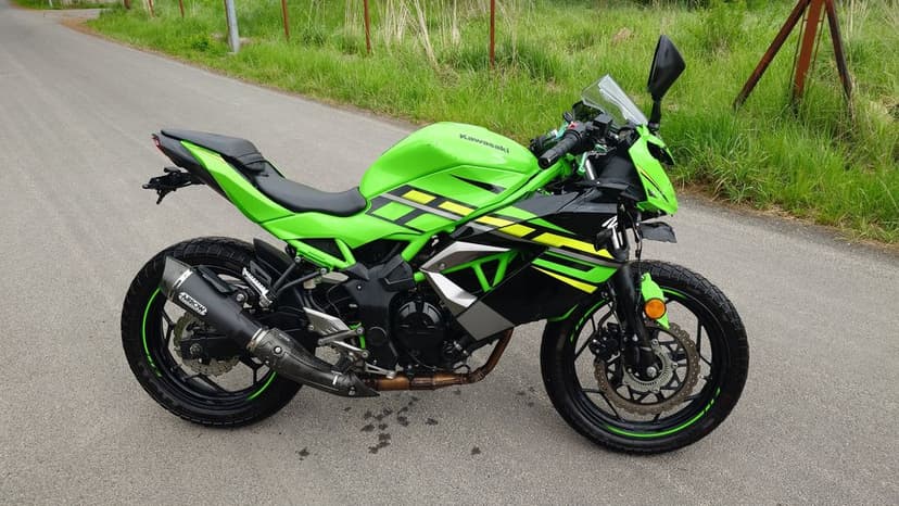 Kawasaki ninja 125 2021 rok okazja Arrow 21tys km
