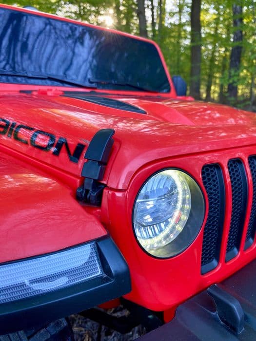 Samochód akumulatorowy - Jeep Wrangler Rubicon Red