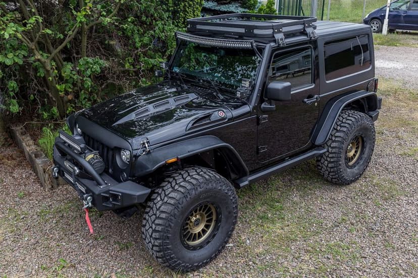 aluminiowy wyprawowy bagażnik dachowy jeep wrangler jk 2d 2007-2018