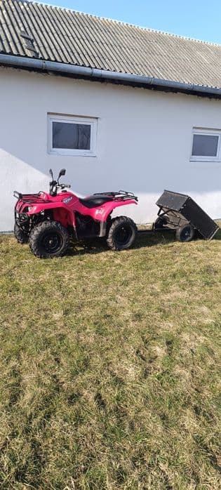 Quad Yamaha Grizzly  350 cm 4x4 + przyczepka