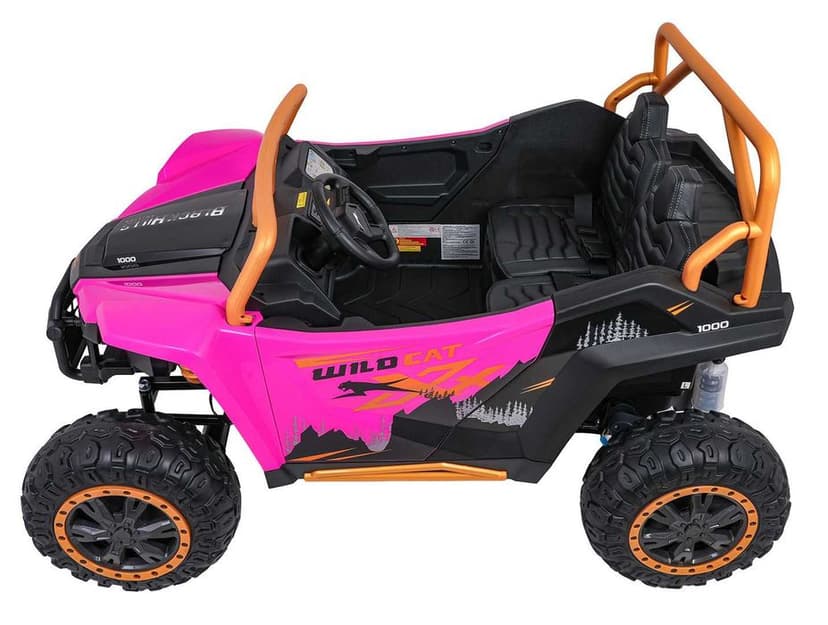 Różowe Auto na akumulator dla dzieci Buggy Arctic Cat WILDCAT XX A600