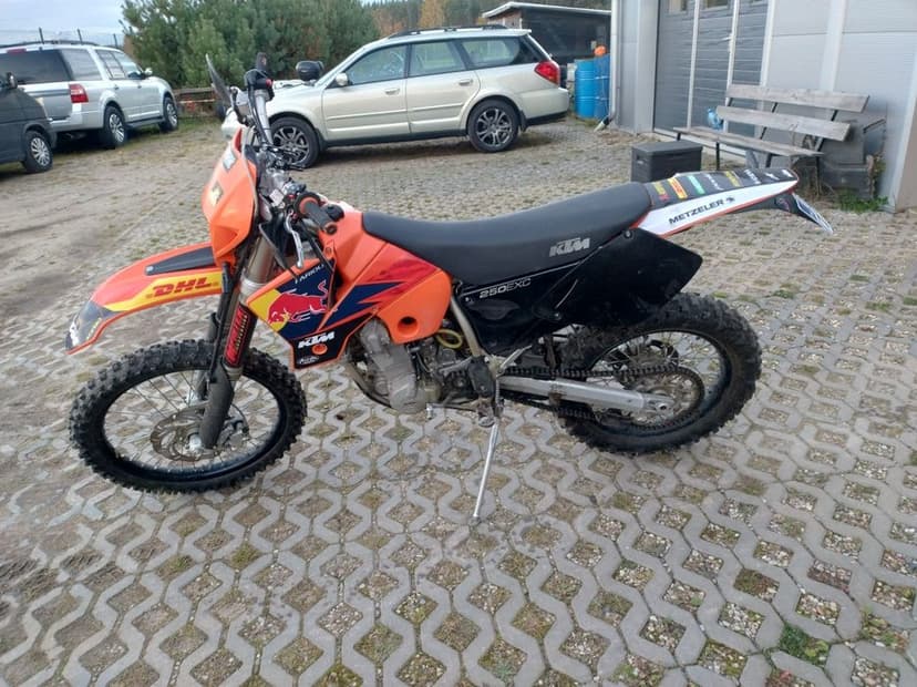 KTM 250 exc zarejestrowany