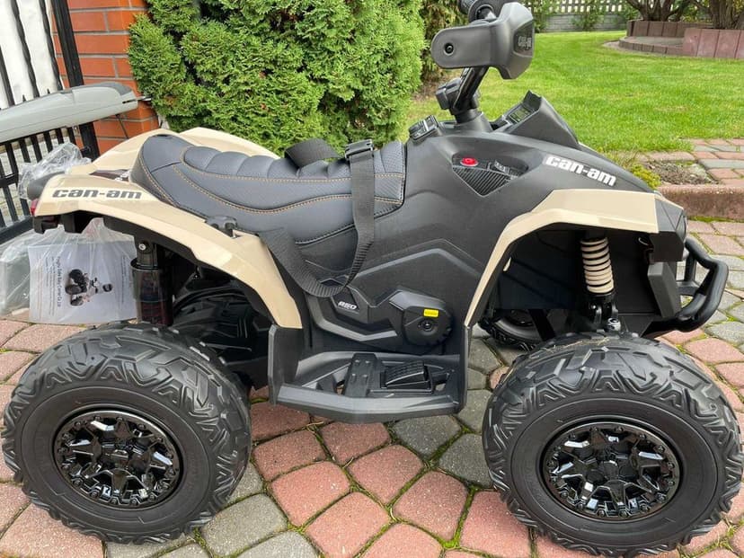 Duży Mocny QUAD Dla dzieci CAN-AM Maverick 24 Volt 2×200 Wat
