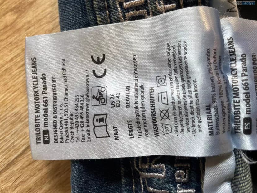 Kalhoty: Dámské Kevlar rifle Trilobite 661 Parado TUV CE 26, vel. 36