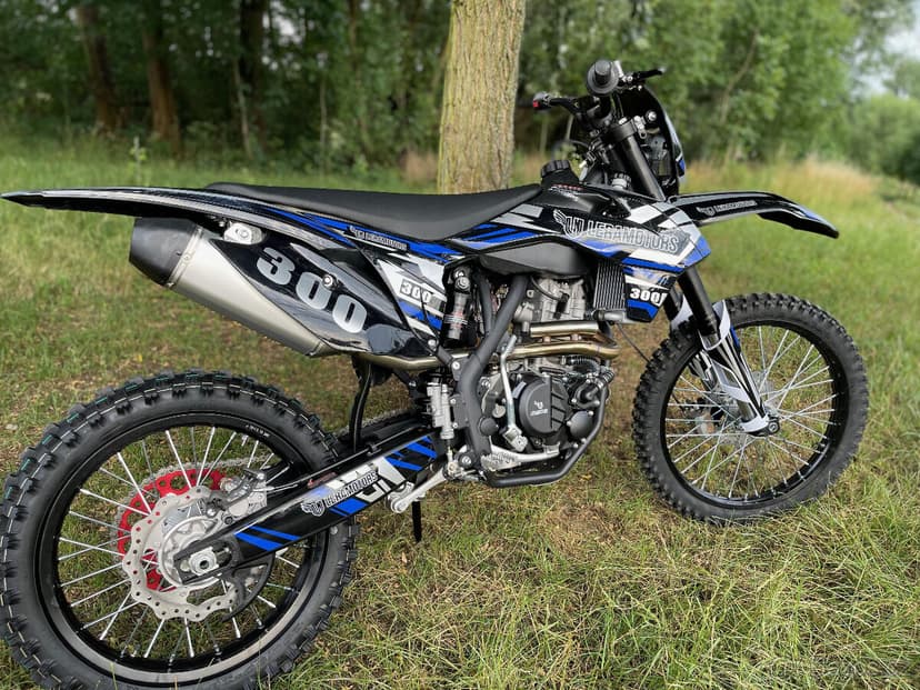 Pitbike Leramotors Killer PRO 300ccm, modrý, vodník
