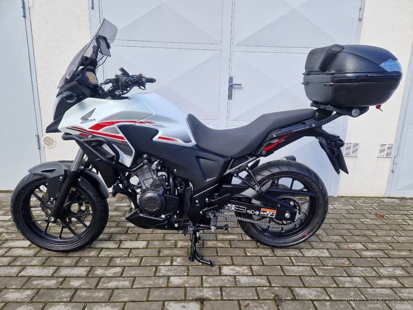 Honda CB500X, 35Kw A2, 2015, ABS, kufr, navigace