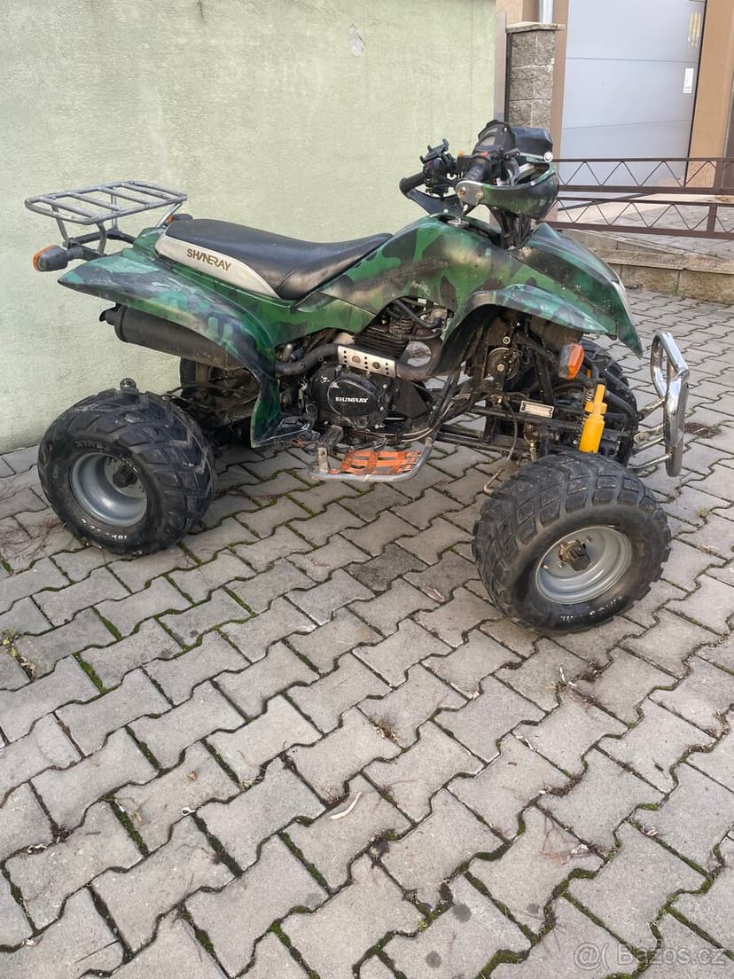 ATV čtyřkolka quad SHINERAY 200 manual +zpátečka