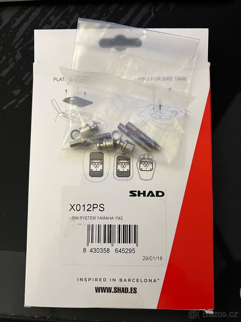 Shad PIN system/plate and tank bag (X012PS + E-10P)