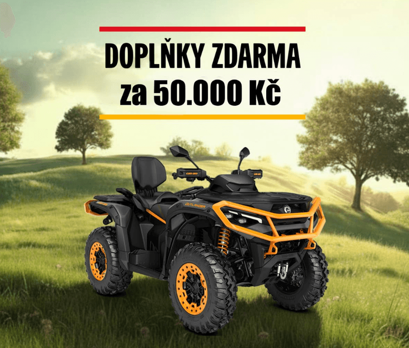 CAN-AM Outlander MAX 1000 XU+ MY24 SPZ, AKCE ZIMA