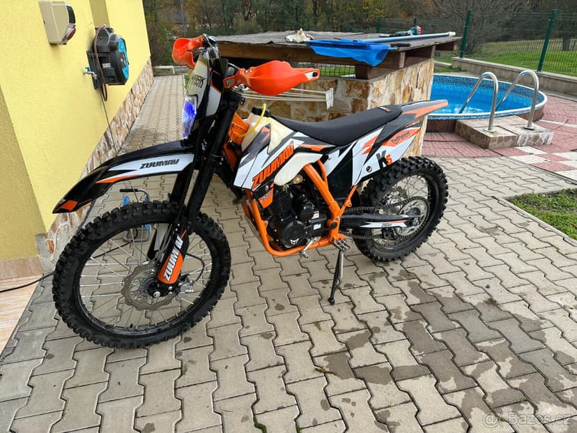Pitbike Zuumav K5-CB225G 250cc 21/18 - oranžová