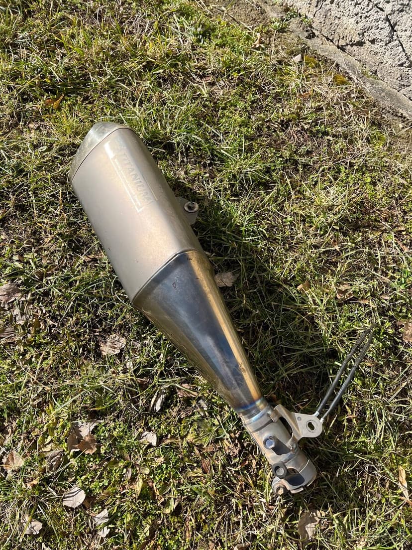 Originál titanový výfuk na Suzuki GSX-R 1000