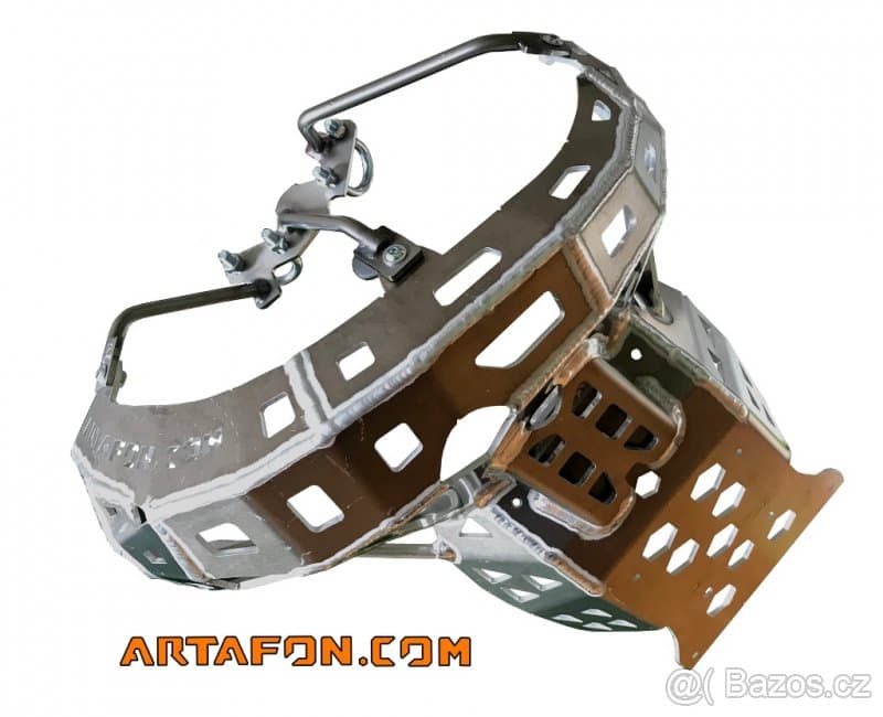 KTM, Husqvarna, Gas Gas zesílený kryt motor a kolene výfuku