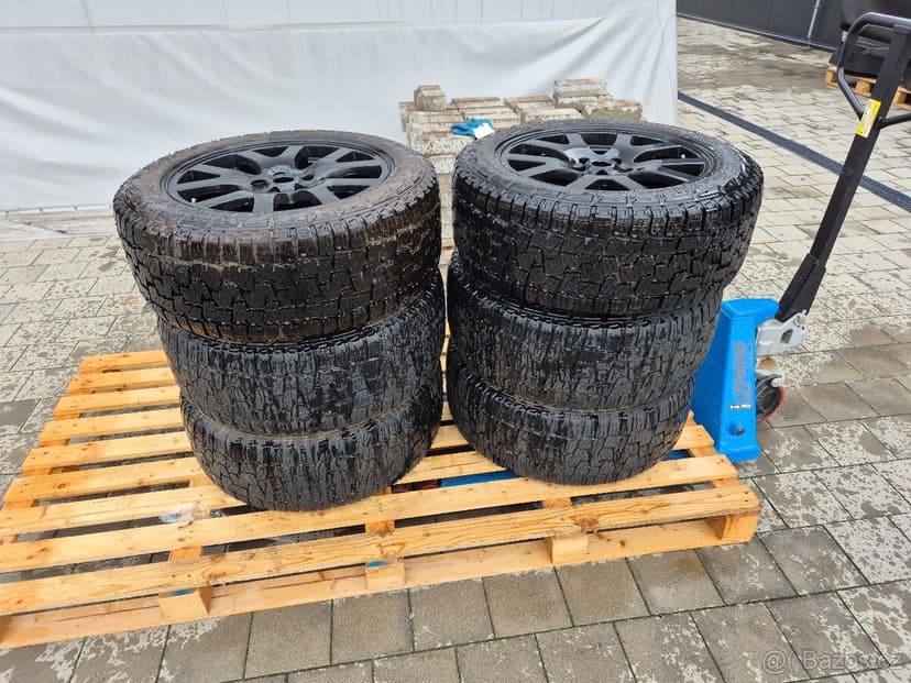 Sada 6ks kol z Land Rover Discovery 4, 255/55 R19, AT pneu