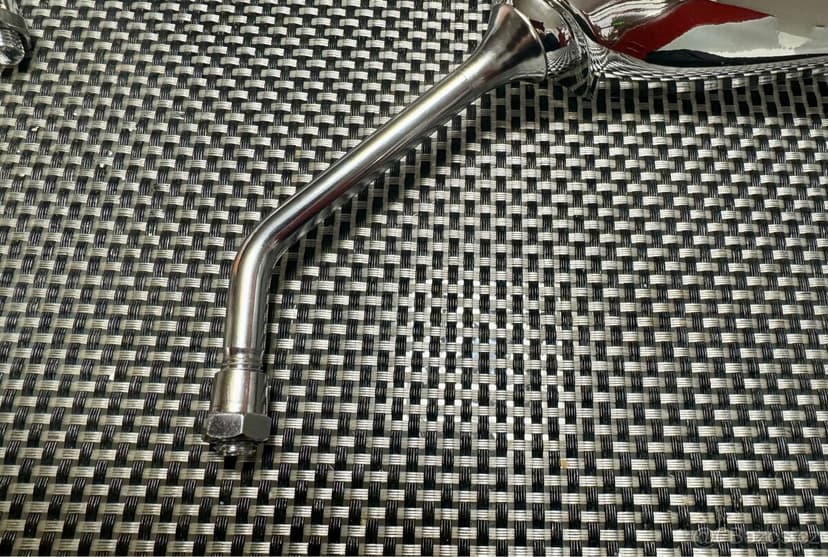 Celokovové chromované zpětná zrcátka motorka/chopper