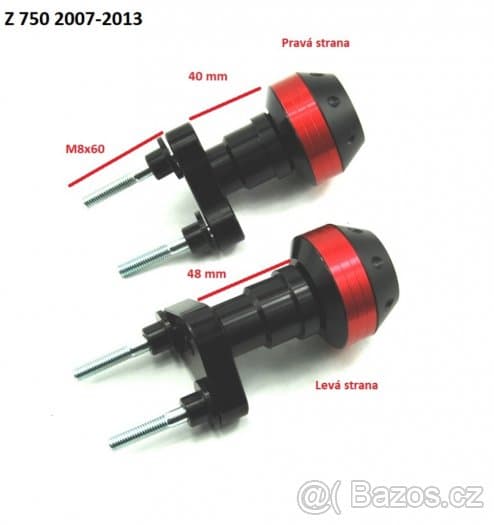 Padáky na Kawasaki Z 750 2007-2013