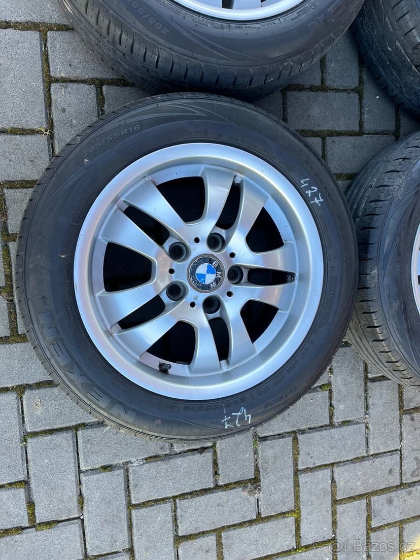 4x alu disky 5x120 R16, letní pneu
