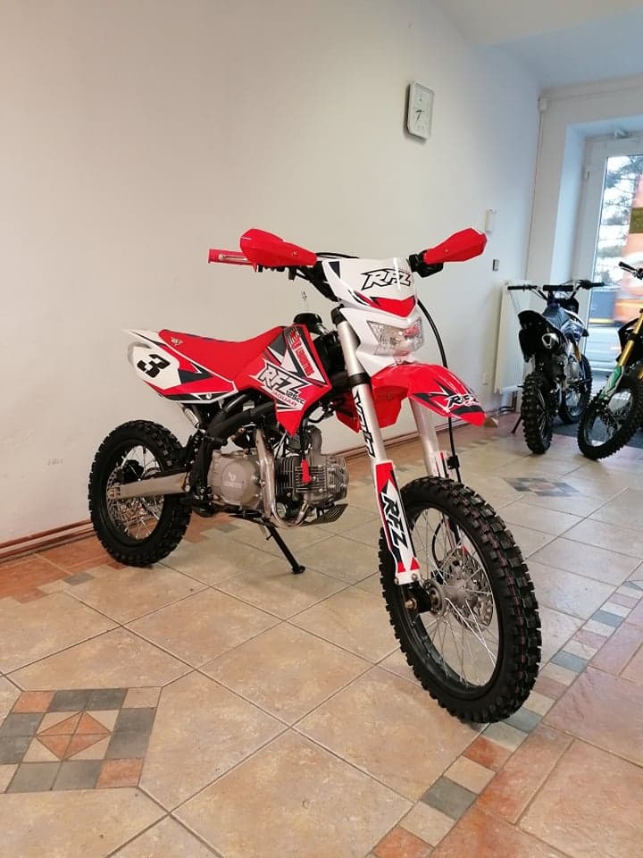 Pitbike By Apollo Jaguar 125cc 17/14 E-Start Červená