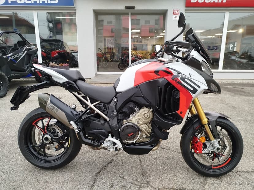 Multistrada V4 RS, ČR, 1. MAJITEL, - DPH, POUZE 2 100 KM