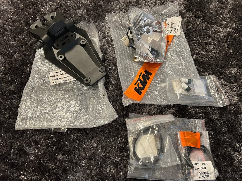 Ktm exc diely na STK, svetlo, podblatnik