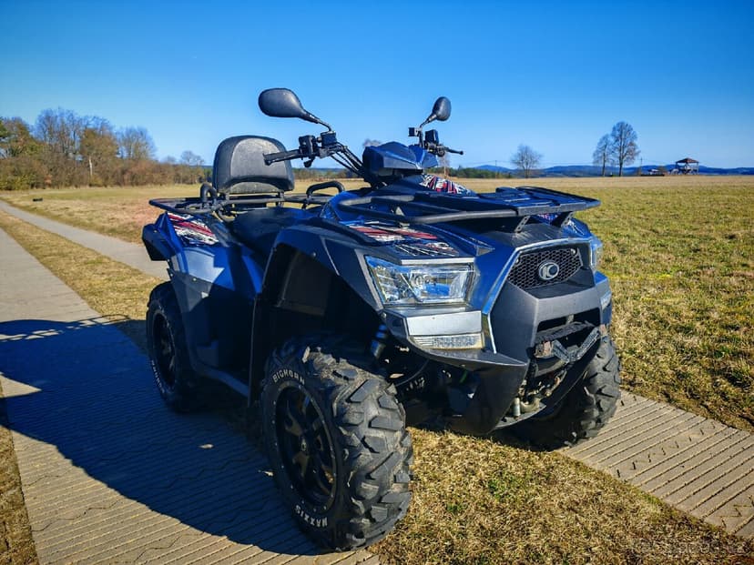 Kymco Mxu 700, 4x4, alu, tažné, naviják.