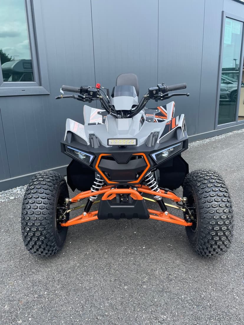 Dětská čtyřkolka FUN 125cc 3G8 - šedo oranžová model 2026