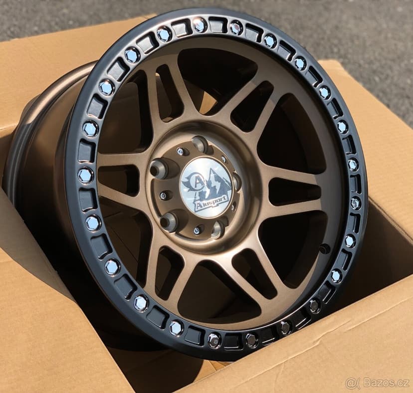 Alu kola 17” vhodné na Jeep Wrangler STAR BRONZE