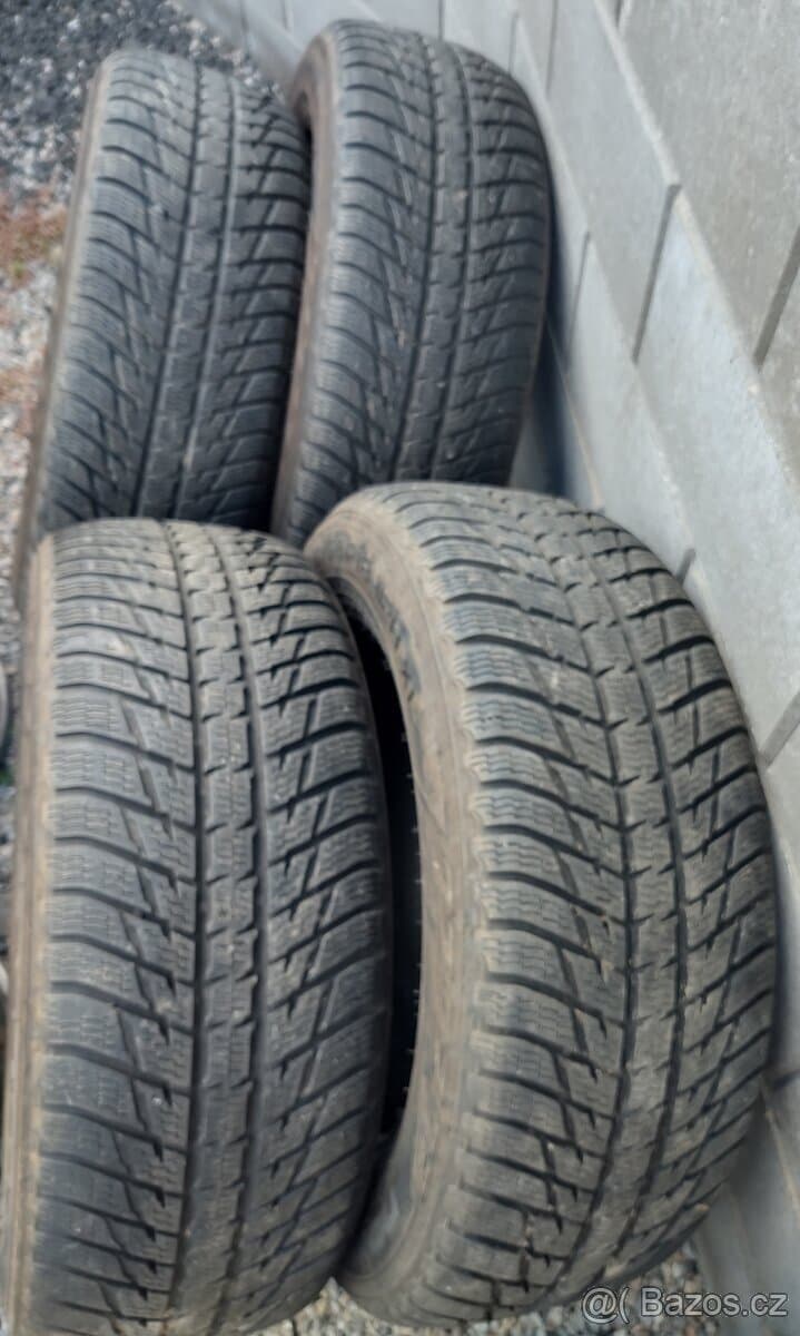 4ks 255/60 R18 Nokian WR II2H XL SUV3, M+S, Vzorek 7mm+