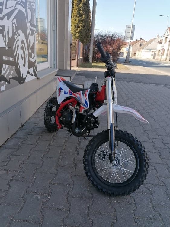 Pitbike Spirit 90 12/10 Automat červená