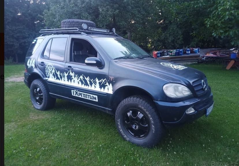 OBYTNÝ OFFROAD Expediční speciál Mercedes W163 ML270 cdi