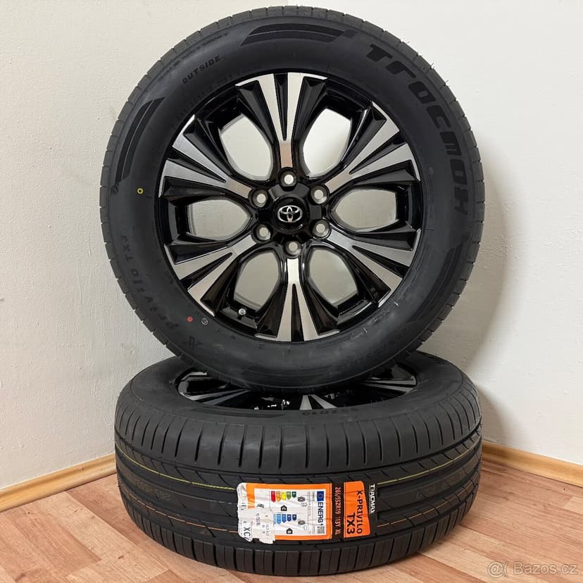 TOYOTA LC150 6x139,7 R19 ET25+TPMS+LETNÍ 265/55R19